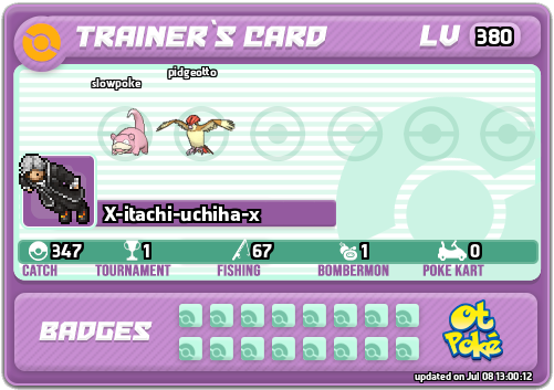 X-itachi-uchiha-x Card otPokemon.com