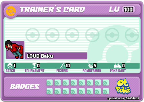 LOUD Baku Card otPokemon.com