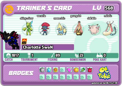 Charlotte SwaN Card otPokemon.com