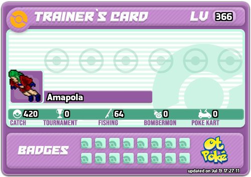 Amapola Card otPokemon.com