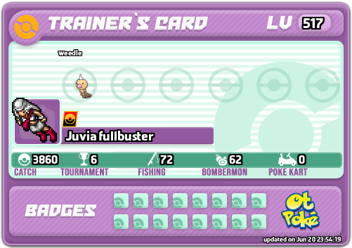 Juvia fullbuster Card otPokemon.com