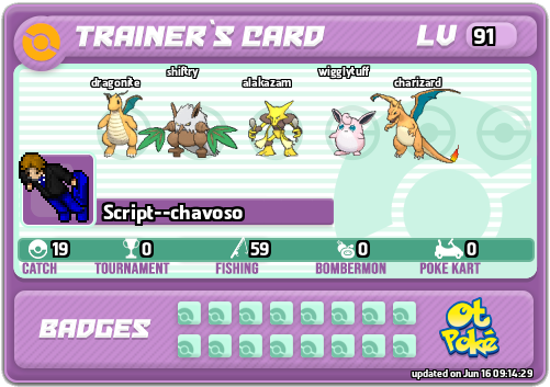 Script--chavoso Card otPokemon.com