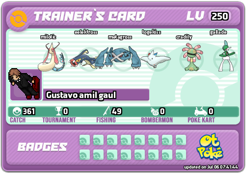 Gustavo amil gaul Card otPokemon.com
