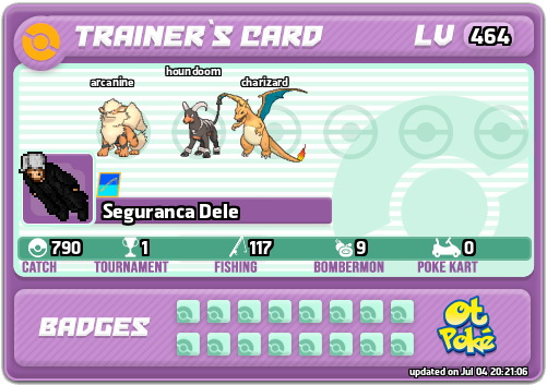 Seguranca Dele Card otPokemon.com