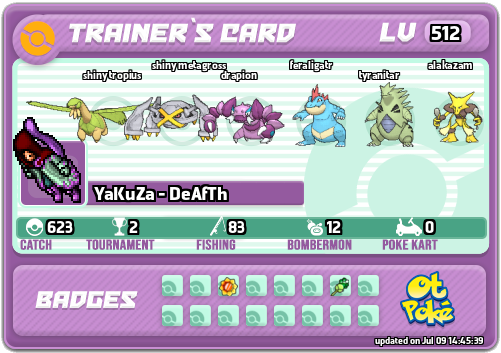 YaKuZa - DeAfTh Card otPokemon.com
