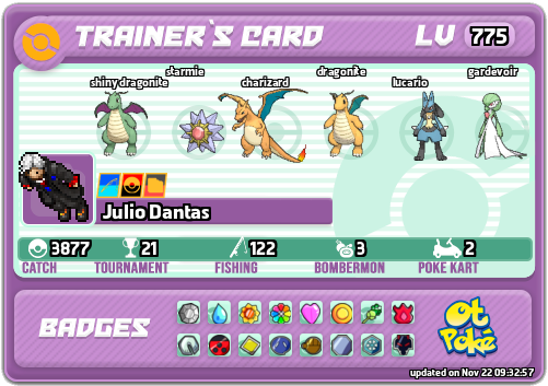 Julio Dantas Card otPokemon.com