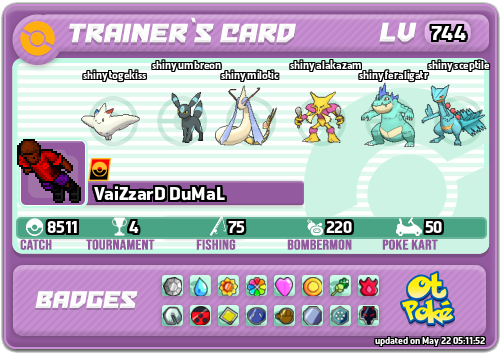VaiZzarD DuMaL Card otPokemon.com