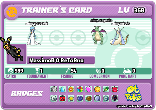 MassimoB O ReToRno Card otPokemon.com