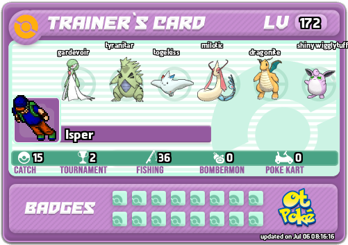 Isper Card otPokemon.com