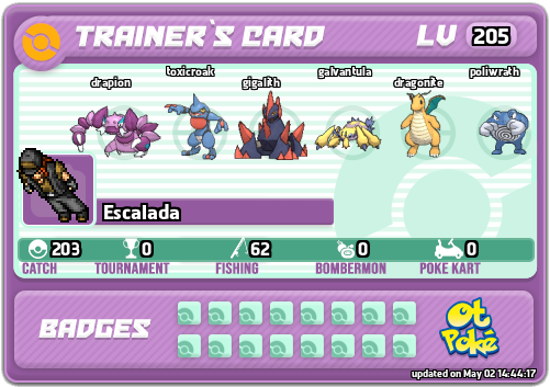 Escalada Card otPokemon.com