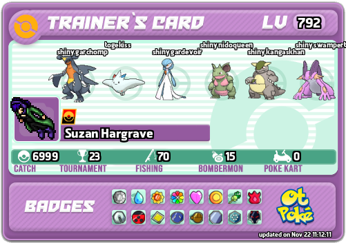 Suzan Hargrave Card otPokemon.com