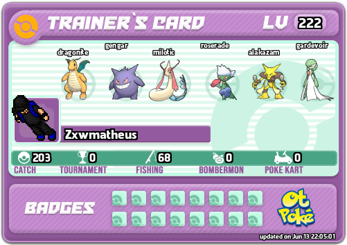 Zxwmatheus Card otPokemon.com