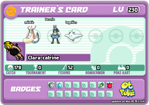 Clara-catrine Card otPokemon.com