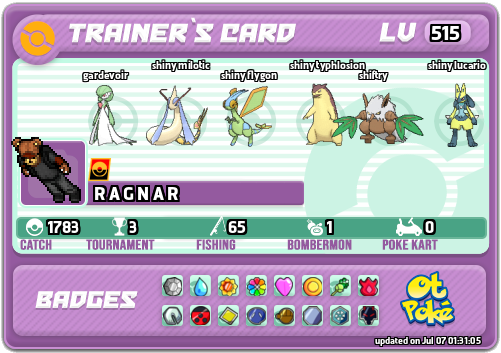 R A G N A R Card otPokemon.com