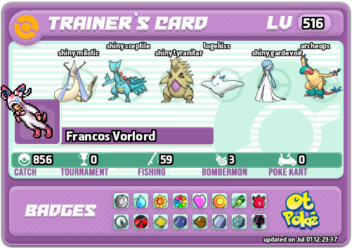 Francos Vorlord Card otPokemon.com