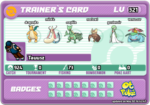 Tauusz Card otPokemon.com