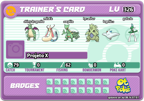 Projeto X Card otPokemon.com