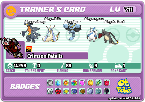 Crimson Fatalis Card otPokemon.com