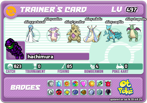 hachimura Card otPokemon.com