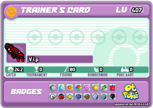 V i p Card otPokemon.com