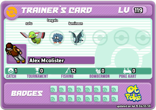 Alex Mcolister Card otPokemon.com