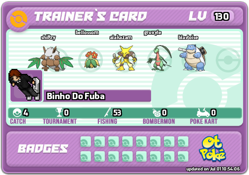 Binho Do Fuba Card otPokemon.com