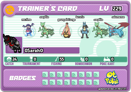 OSarahO Card otPokemon.com