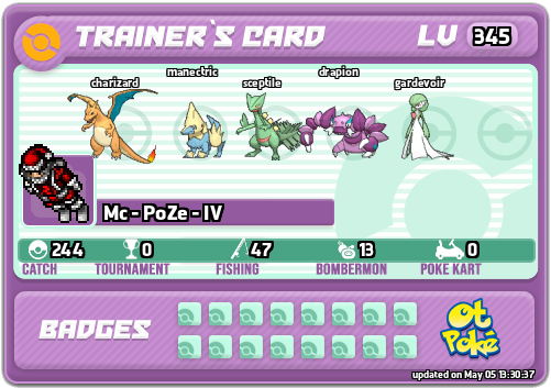 Mc - PoZe - IV Card otPokemon.com