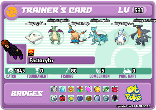 Factorybr Card otPokemon.com