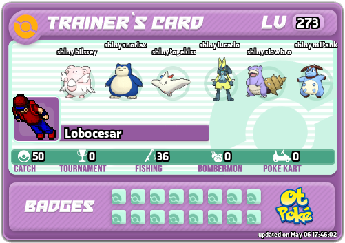 Lobocesar Card otPokemon.com