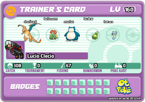 Lucio Clecio Card otPokemon.com