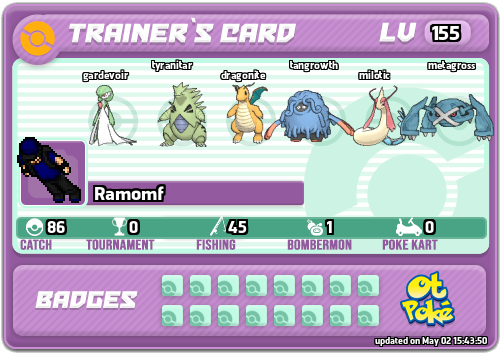 Ramomf Card otPokemon.com