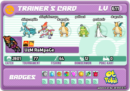 UzM RaMpaGe Card otPokemon.com