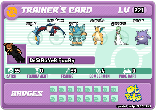 DeStRoYeR FuuRy Card otPokemon.com