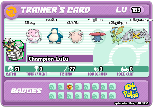 Champion-LuLu Card otPokemon.com