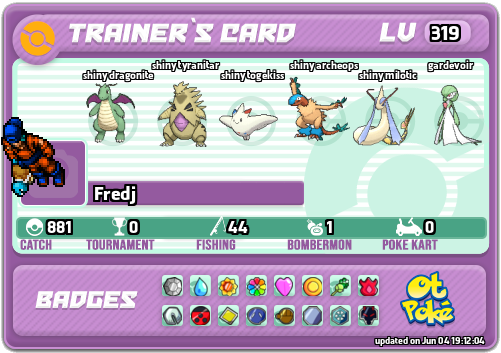Fredj Card otPokemon.com