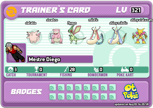 Mestre Diego Card otPokemon.com