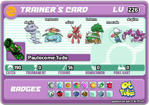 Paulocome Tudo Card otPokemon.com