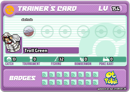 Troll Green Card otPokemon.com
