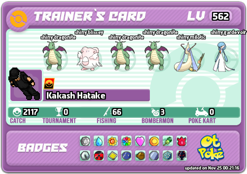 Kakash Hatake Card otPokemon.com