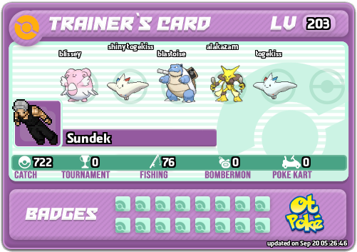 Sundek Card otPokemon.com