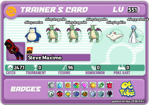 Steve Maximo Card otPokemon.com
