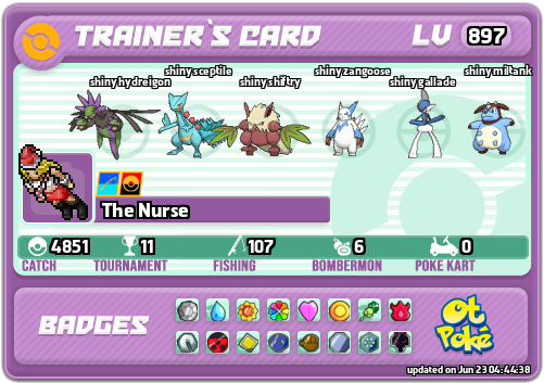 The Nurse Card otPokemon.com