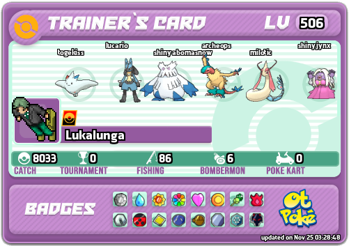 Lukalunga Card otPokemon.com