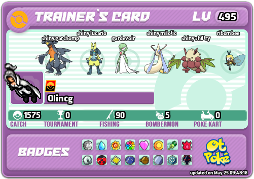 Olincg Card otPokemon.com