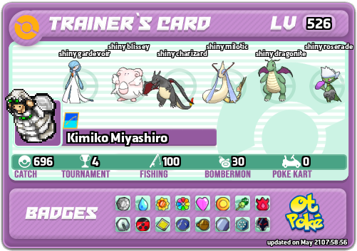Kimiko Miyashiro Card otPokemon.com
