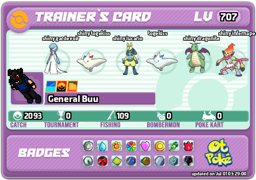 General Buu Card otPokemon.com
