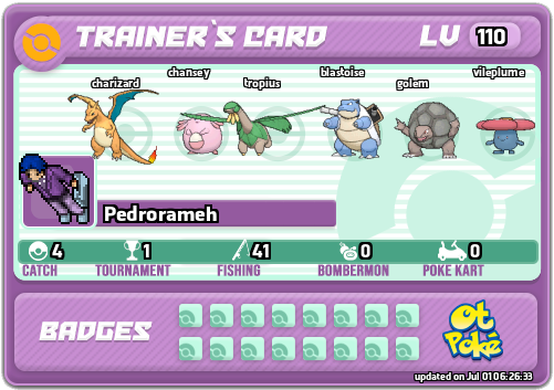 Pedrorameh Card otPokemon.com