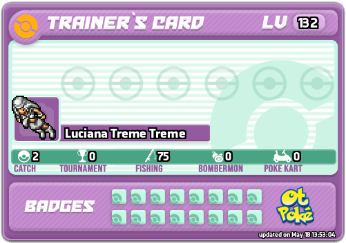 Luciana Treme Treme Card otPokemon.com