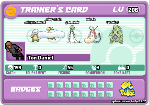 Ton Daniel Card otPokemon.com